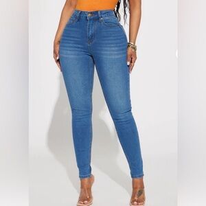 Fashion Nova Vibe Check Curvy Stretch Skinny Jeans